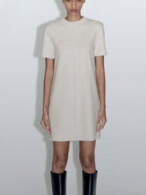 Zara Short Sleeve Sweater Dress